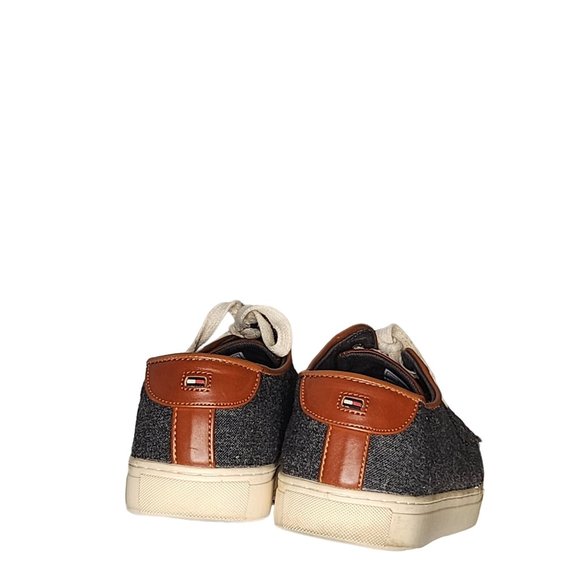 Tommy Hilfiger Men's Size 10 McKenzie Sneakers Grey Fabric Lace Up‎ - Picture 6 of 9
